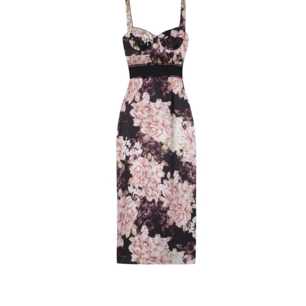 The Collection by Reformation Aberdeen Dress in Fey Size 6